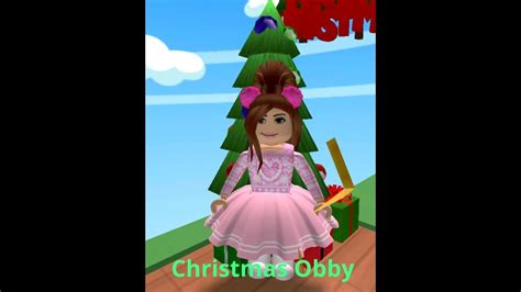 If I Lose The Video Ends Roblox Christmas Obby Youtube