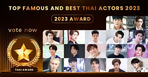 Top Famous And Best Thai Actors 2023 Vote Now