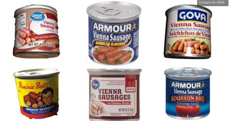 Canned Meats And Vienna Sausages From Great Value Armour Goya