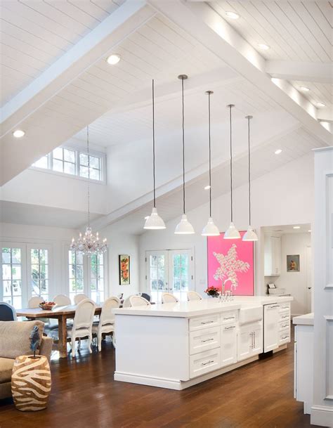 Vaulted ceiling kitchen lighting is very attractive to buyers today. KGA Studio Architects, PC | Home remodeling, Vaulted ...