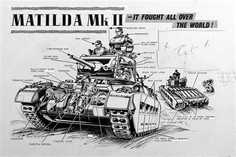Matilda Mk Ii Tank Original By Peter Sarson At The Book Palace