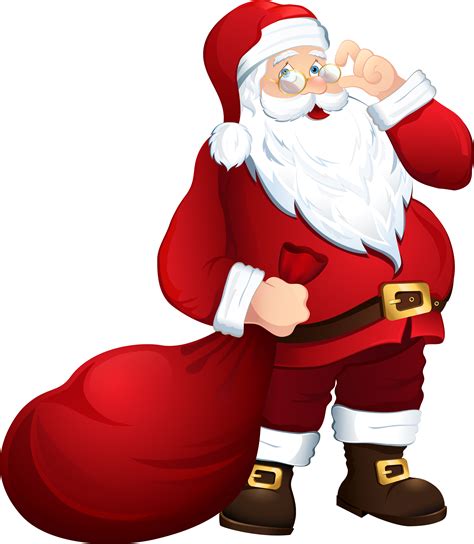 Santa Claus In Png Transparent Background Free Download 34006