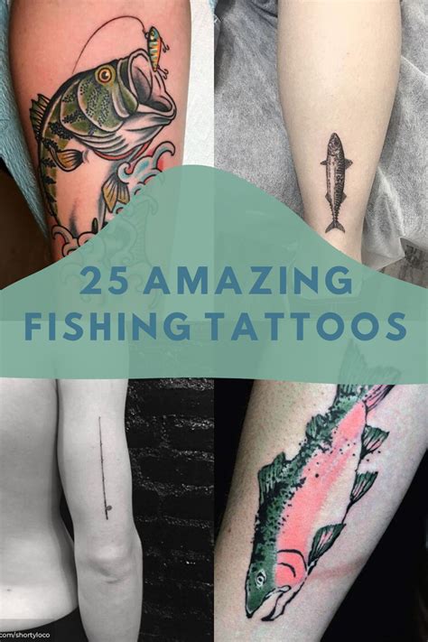 25 Amazing Fishing Tattoos Tattoo Glee