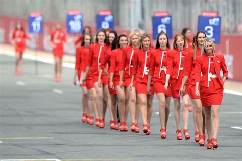 Grid Girls At Silverstone Formula 1 Girls Formula One Formula 1
