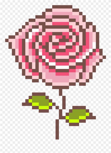 Pixel Art Grid Rose Pixel Art Grid Gallery Images And Photos Finder