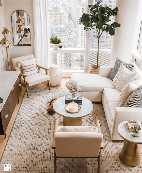 36 Ways To Effortlessly Create Space In Small Apartment Living Rooms