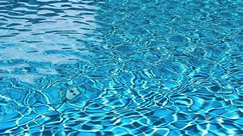 Blue Swimming Pool Surface A Textured Background Of Clear Water In A Pool Pool Texture Water