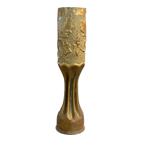 Antique Wwi French Trench Art Vase Made From Artillery Shell Chairish