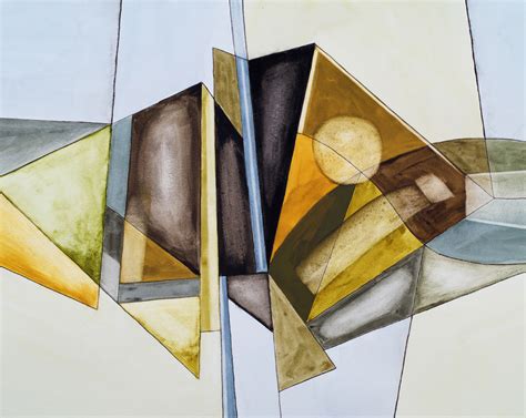 Abstract Modernist Geometric Wall Mural