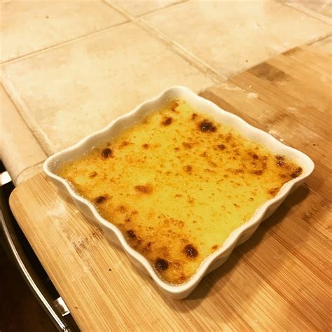 Homemade Oven Broiled Creme Brulee