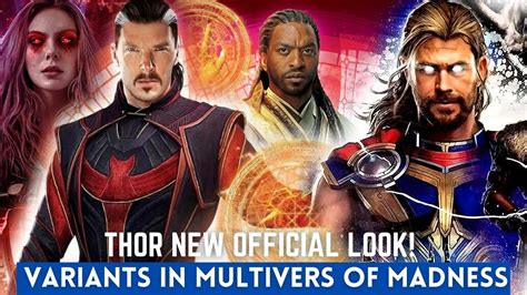 Many Variants In Drstrange Multiverse Of Madness Thor First Look