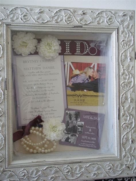 17 Best images about Wedding shadow box ideas on Pinterest | Wedding
