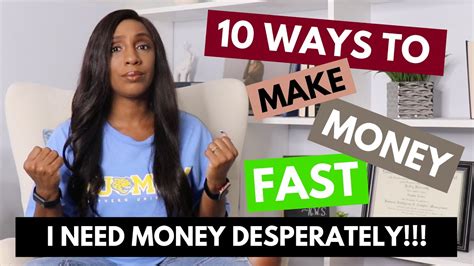 It allows you some wiggle room if. I Need Money Desperately -10 Ways to Make Money When You ...