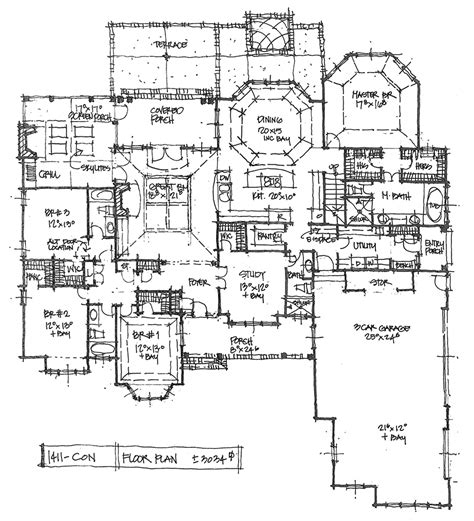 New House Plan On The Drawing Board 1411 New House Plans House
