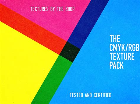 Introducing The Cmykrgb Texture Pack By Simon Birky Hartmann On Dribbble