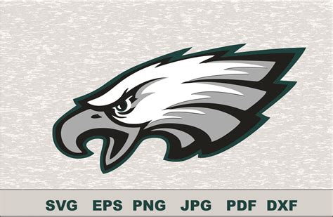 Philadelphia Eagles SVG DXF Logo Silhouette Studio Transfer Iron on Cut