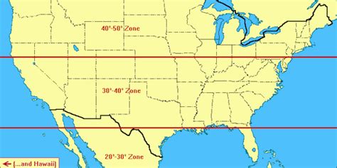 Map Of The Us With Latitude And Longitude World Map