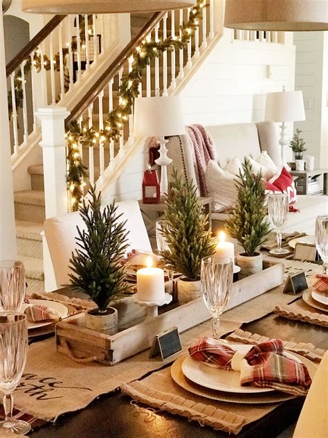 Traditional Christmas Farmhouse Christmas Christmas Tablescape