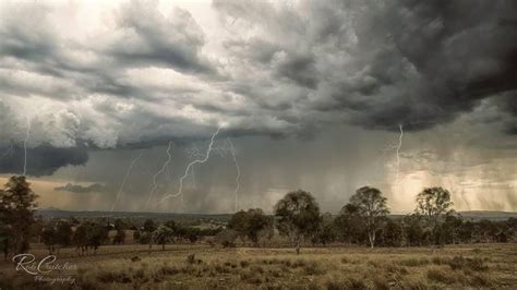 Storm In Queensland Australia Beautiful Sunrise Nature Lightning