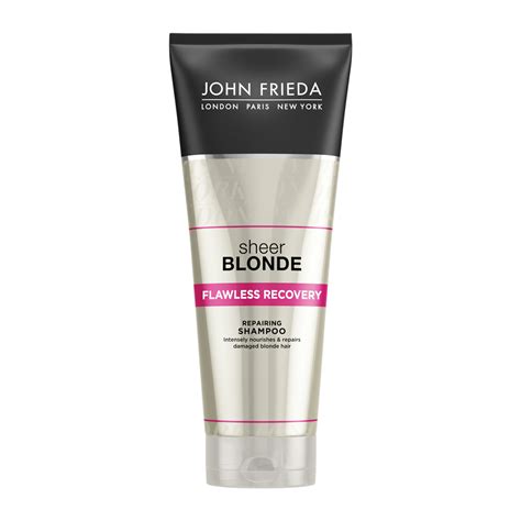 john frieda sheer blonde flawless recovery repairing shampoo 250ml feelunique