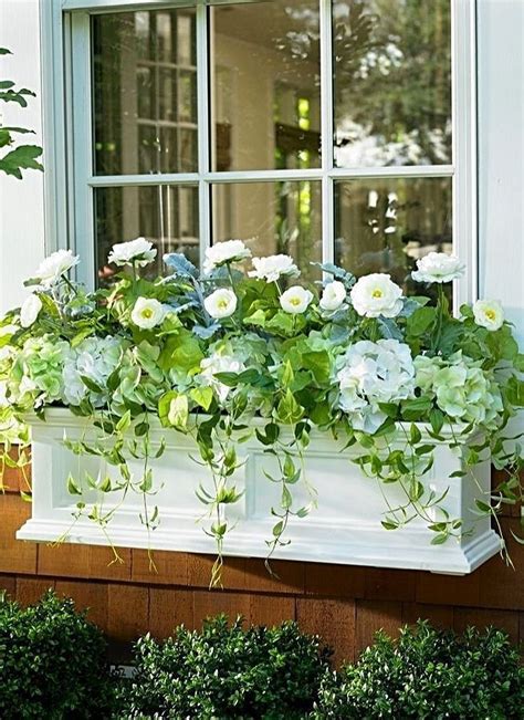 30 Neat And Beautiful Self Watering Window Box Window Box Flowers