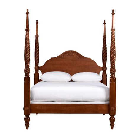 Queen Bed Frame Plantation Poster Bed Maple 4 Post Bed British Classics