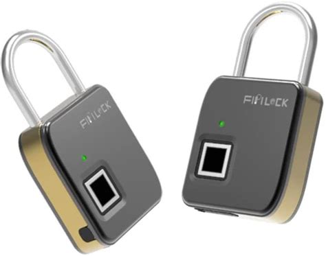 Fipilock Smart Fingerprint Padlock Biometric Padlock Portable Outdoor