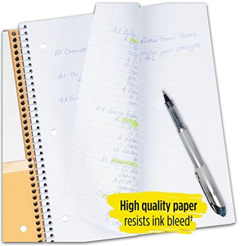Five Star Spiral Notebook 1 Subject College Ruled Paper 100 Sheets