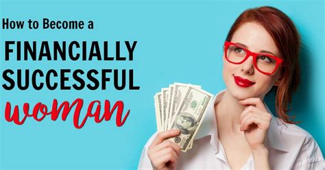 how to be a financially successful woman