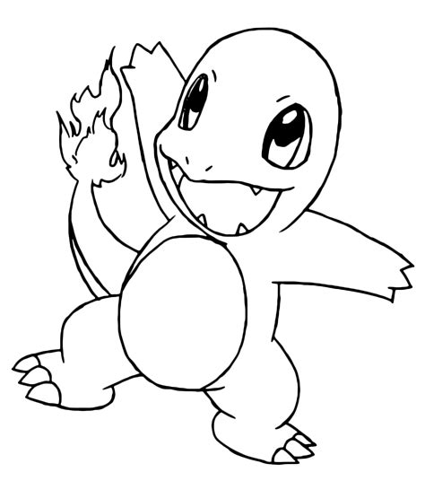 Pokemons Kleurplaten Charmander Pokemon Coloring Pages Pokemon Kleurplaten