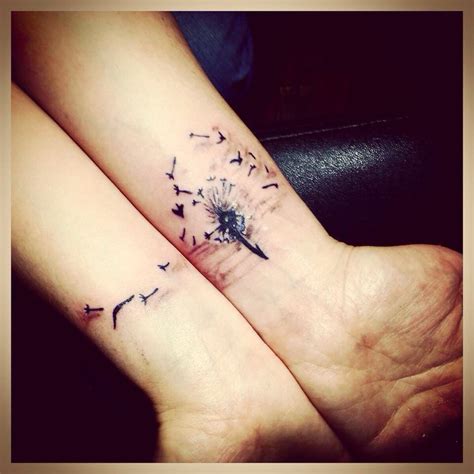 Wrist Tattoodandelions Blowing In The Wind Turning Into Birds