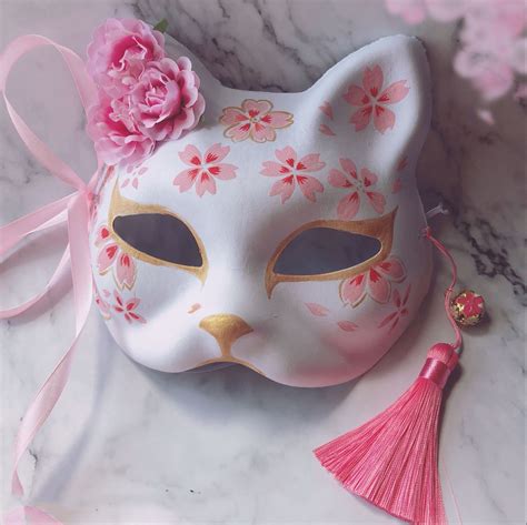 Japanese Fox Hand Painted Cosplay Mask A Cool Cosplay