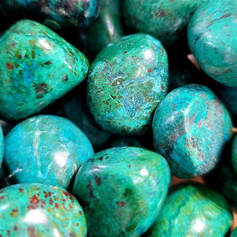 Chrysocolla Tumble For Empowerment Harmony And Truth Enchanting Earth