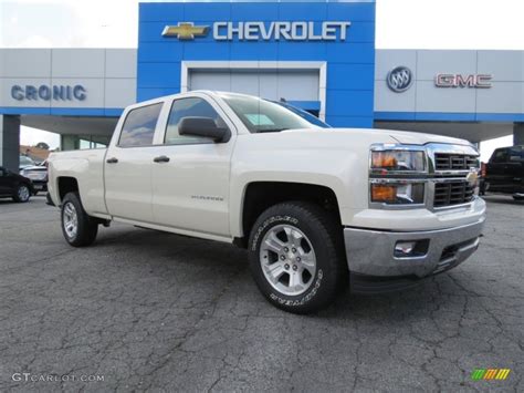 2014 White Diamond Tricoat Chevrolet Silverado 1500 Lt Z71 Crew Cab