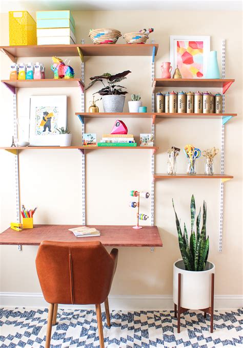 Pinned It Made It Loved It Diy Mounted Wall Desk The Crafted Life