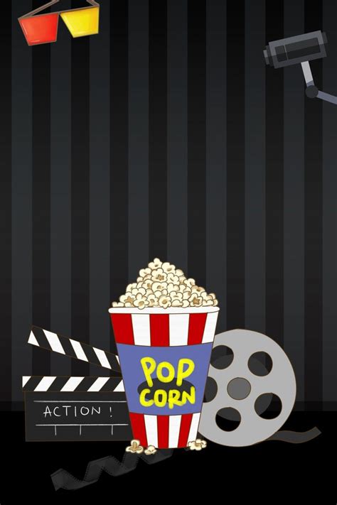 Cinema Movie Promotion Poster Background Material | Poster background