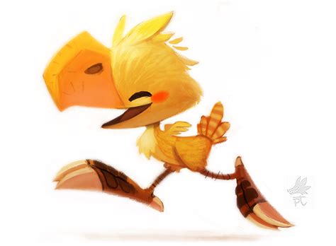 Daily Paint 658 Chocobo By Cryptid Creations On Deviantart