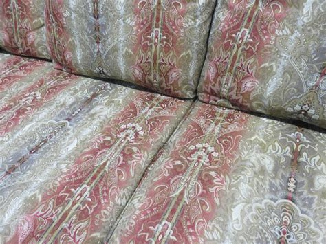 Transitional Design Online Auctions Broyhill Skirted Sofa