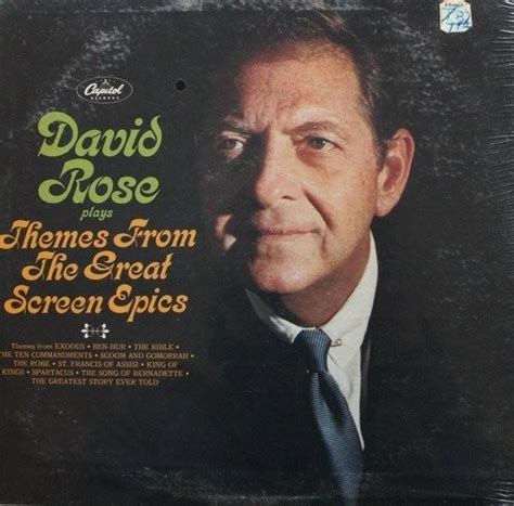 David Rose David Rose Presents Themes From The Great Screen Epics Lpcdr For Sale