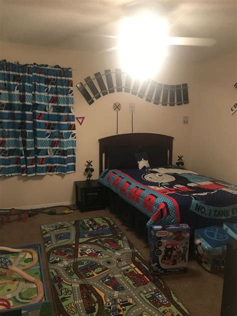Using thomas the train bedroom sets can change an ordinary bedroom into a magical space that transports children to a world of their imagination. Pin by Shannon on Thomas The Train Bedroom Ideas | Train ...
