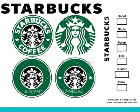 Starbucks Logo SVG Starbucks DXF Starbucks Option Coffee | Etsy