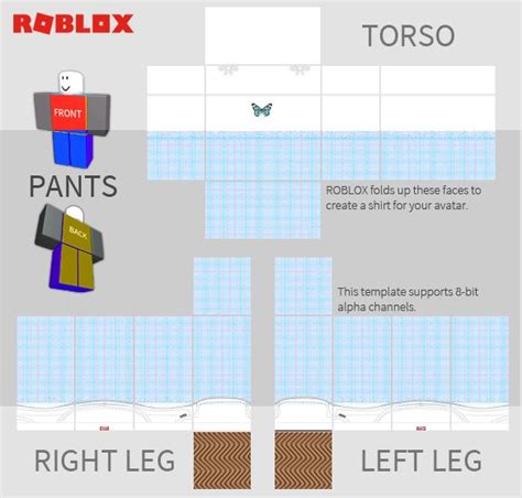 Roblox Clothing Template In Create Shirts Clothing Templates