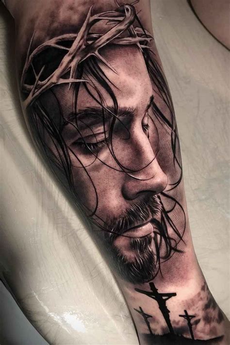 Sintético 132 Tatuagem Jesus Cristo Bargloria