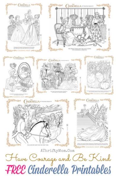 These digital coloring pages for kids and adults are fun to customize and color for preschool, kindergarten, and homeschool. Free Cinderella Printable Coloring pages ~ Disney ...