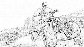 Grand Theft Auto Coloring Pages 6 Coloring Pages
