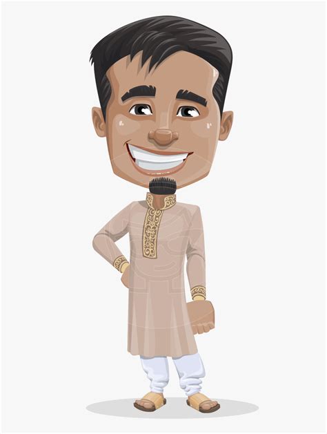 Indian Cartoon Character Indian Man Cartoon Png Transparent Png