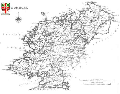 Donegal Map Free Maps Of Ulster Map Of Donegal