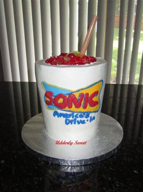 Sonic Cherry Limeade Cake Decorated Cake By Michelle Cakesdecor