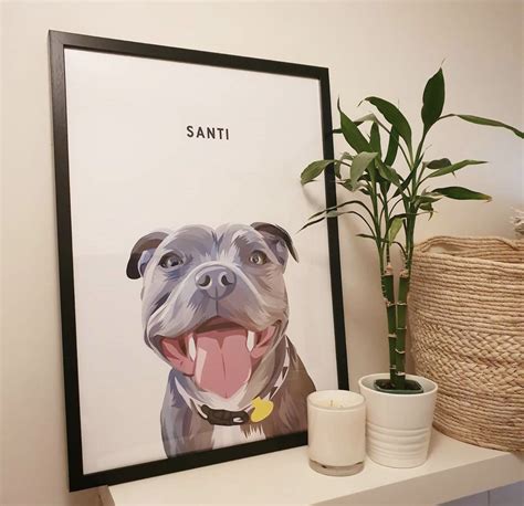 Custom Dog Portrait | Custom pet portraits, Pet portraits, Custom dog portraits