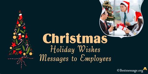 Holiday Christmas Messages For Employees Christmas Wishes